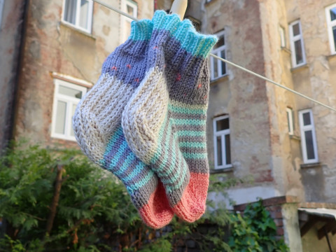 Dětské bambusové ponožky vel. 18-20 ponožky ručně pletené ponožky bambusové ponožky 