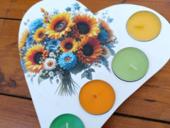 Květinový svícen III.