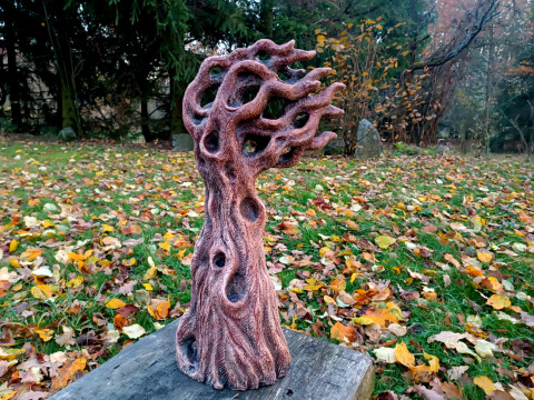 Strom styl dekorace strom keramika moderní plastika socha interiér příroda zahrada abstrakce stylizace 