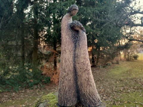 Dva domov dárek keramika plastika interiér láska romantika svatba zahrada dva dvojice pár 