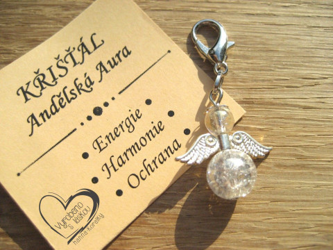 ANDĚL - KŘIŠŤÁL ANDĚLSKÁ AURA přívěsek polodrahokam minerál anděl andílek křídla andělíček minerální andělé andílci andělíčci pro radost andělské na kabelku na klíče na peněženku  ANDĚL - KŘIŠŤÁL ANDĚLSKÁ AURA přívěsek polodrahokam minerál anděl andílek křídla andělíček minerální andělé andílci andělíčci pro radost andělské na kabelku na klíče na peněženku