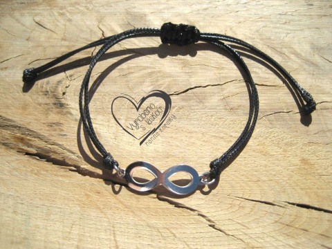 PROVÁZKOVÝ NÁRAMEK - NEKONEČNO provázkový šňůrkový jednoduchý s  PROVÁZKOVÝ NÁRAMEK - NEKONEČNO provázkový šňůrkový jednoduchý s