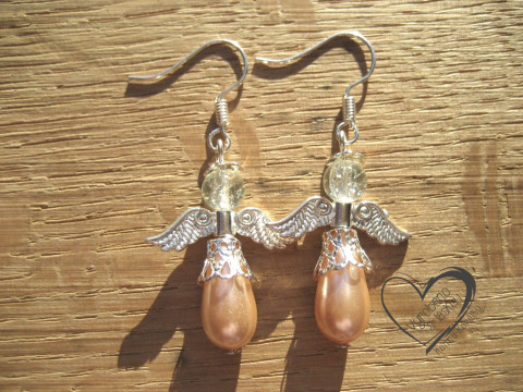 NÁUŠNICE - MERUŇKOVÝ ANDĚL  ANDÍLEK náušnice vánoční anděl andílek křídla andělíček andělé andílci andělíčci sváteční andělské  NÁUŠNICE - MERUŇKOVÝ ANDĚL  ANDÍLEK náušnice vánoční anděl andílek křídla andělíček andělé andílci andělíčci sváteční andělské