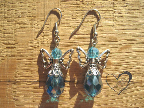 NÁUŠNICE - ČIRÝ TYRKYSOVÝ ANDĚL náušnice vánoční anděl andílek křídla andělíček andělé andílci andělíčci sváteční andělské  NÁUŠNICE - ČIRÝ TYRKYSOVÝ ANDĚL náušnice vánoční anděl andílek křídla andělíček andělé andílci andělíčci sváteční andělské