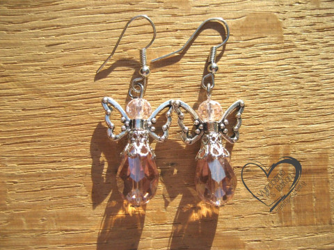 NÁUŠNICE - ČIRÝ RŮŽOVÝ ANDĚL náušnice vánoční anděl andílek křídla andělíček andělé andílci andělíčci sváteční andělské  NÁUŠNICE - ČIRÝ RŮŽOVÝ ANDĚL náušnice vánoční anděl andílek křídla andělíček andělé andílci andělíčci sváteční andělské