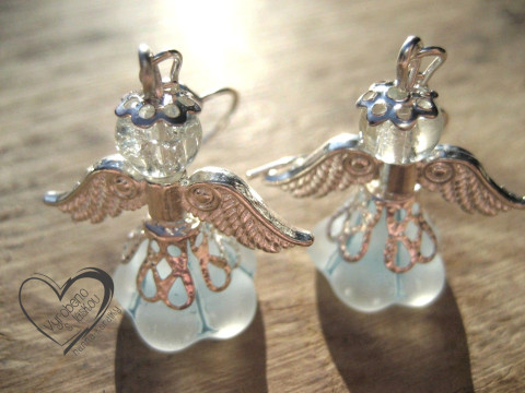 NÁUŠNICE - TYRKYSOVÝ ANDĚL ANDÍLEK náušnice vánoční anděl andílek křídla andělíček andělé andílci andělíčci sváteční andělské  NÁUŠNICE - TYRKYSOVÝ ANDĚL ANDÍLEK náušnice vánoční anděl andílek křídla andělíček andělé andílci andělíčci sváteční andělské