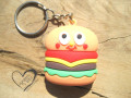 KLÍČENKA - PŘÍVĚSEK - HAMBURGER