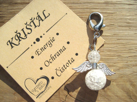 PŘÍVĚSEK - ANDĚL - MINERÁL KŘIŠŤÁL přívěsek polodrahokam minerál anděl andílek křídla andělíček minerální andělé andílci andělíčci pro radost andělské na kabelku na klíče na peněženku  PŘÍVĚSEK - ANDĚL - MINERÁL KŘIŠŤÁL přívěsek polodrahokam minerál anděl andílek křídla andělíček minerální andělé andílci andělíčci pro radost andělské na kabelku na klíče na peněženku