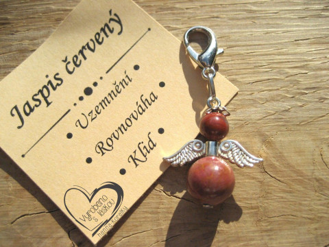 PŘÍVĚSEK - ANDĚL - JASPIS ČERVENÝ přívěsek polodrahokam minerál anděl andílek křídla andělíček minerální andělé andílci andělíčci pro radost andělské na kabelku na klíče na peněženku  PŘÍVĚSEK - ANDĚL - JASPIS ČERVENÝ přívěsek polodrahokam minerál anděl andílek křídla andělíček minerální andělé andílci andělíčci pro radost andělské na kabelku na klíče na peněženku
