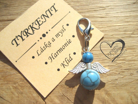 PŘÍVĚSEK - ANDĚL - MINERÁL TYRKENIT přívěsek polodrahokam minerál anděl andílek křídla andělíček minerální andělé andílci andělíčci pro radost andělské na kabelku na klíče na peněženku  PŘÍVĚSEK - ANDĚL - MINERÁL TYRKENIT přívěsek polodrahokam minerál anděl andílek křídla andělíček minerální andělé andílci andělíčci pro radost andělské na kabelku na klíče na peněženku