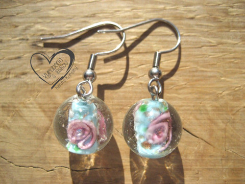 SV.TYRKYSOVÉ VINUTKY - VINUTÉ PERLE náušnice vinutky perly vinuté perle  SV.TYRKYSOVÉ VINUTKY - VINUTÉ PERLE náušnice vinutky perly vinuté perle