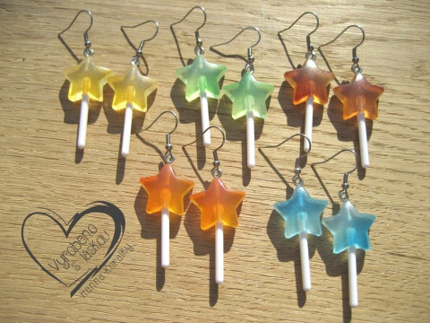 NÁUŠNICE - LÍZÁTKA veselé hravé sranda náušnice pas  NÁUŠNICE - LÍZÁTKA veselé hravé sranda náušnice pas