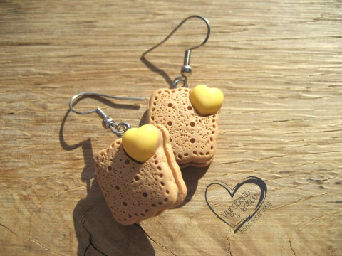 NÁUŠNICE - SUŠENKY veselé hravé sranda náušnice pas  NÁUŠNICE - SUŠENKY veselé hravé sranda náušnice pas