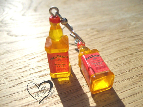 NÁUŠNICE - WHISKY OHNIVÁ vtipné sranda náušnice  NÁUŠNICE - WHISKY OHNIVÁ vtipné sranda náušnice