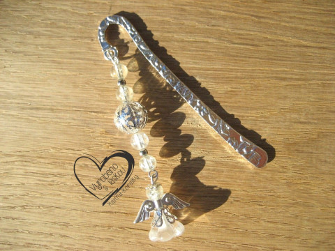 ZÁLOŽKA DO KNIHY - BÍLÝ ANDĚL I. záložka knížka anděl čtenář  ZÁLOŽKA DO KNIHY - BÍLÝ ANDĚL I. záložka knížka anděl čtenář