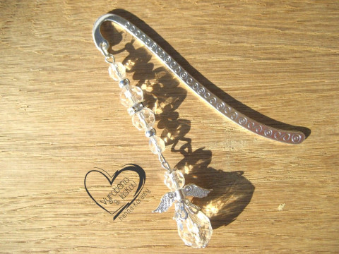 ZÁLOŽKA DO KNIHY - BÍLÝ ANDĚL II. záložka knížka anděl čtenář  ZÁLOŽKA DO KNIHY - BÍLÝ ANDĚL II. záložka knížka anděl čtenář