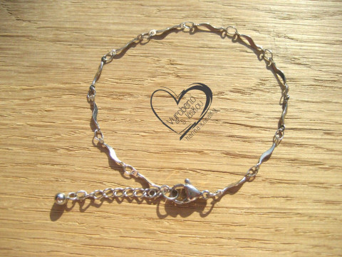 NÁRAMEK NEREZ OCEL - VLNKY náramek pro alergiky minimalistický  NÁRAMEK NEREZ OCEL - VLNKY náramek pro alergiky minimalistický