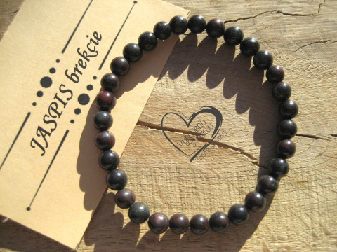 Náramek Jaspis Brekcie 6mm náramek minerál minerální pro alergiky  Náramek Jaspis Brekcie 6mm náramek minerál minerální pro alergiky