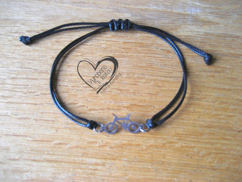 Šňůrkový náramek - kolo provázkový šňůrkový jednoduchý s 