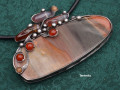 Země - jaspis polychrom, karneol