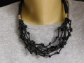 Náhrdelník černý  součkový