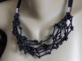 Náhrdelník černý  součkový
