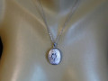 Náhrdelník - nerez medailonek