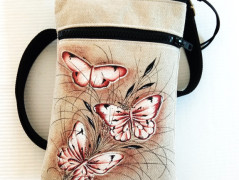 crossbody s kapsou v hnědé