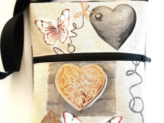 crossbody taštička s kapsou