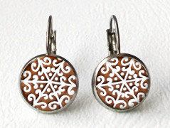 náušnice, náramek Folklórní motiv