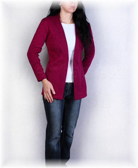 Kabátek hřejivý (více barev) červená zima modrá růžová černá hnědá šedá mikina svetr béžová zimní podzimní antracitová 