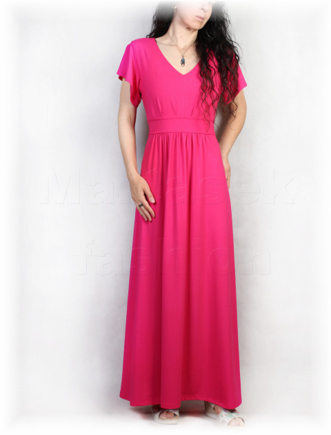 Šaty vz.901 (více barev) modrá letní bílá úpletové šaty svatba ples oslava těhotenské jednobarevné 