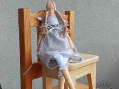 Andělky MINI plné levandule bílé 3