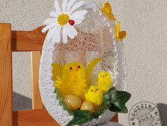 Andělky MINI plné levandule bílé 3