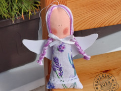 Andělky MINI plné levandule smetano