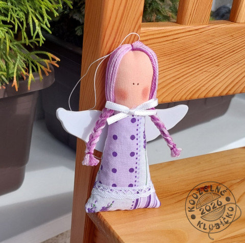 Andělky MINI plné levandule patchw levandule andělka vonička andělka levandulová 