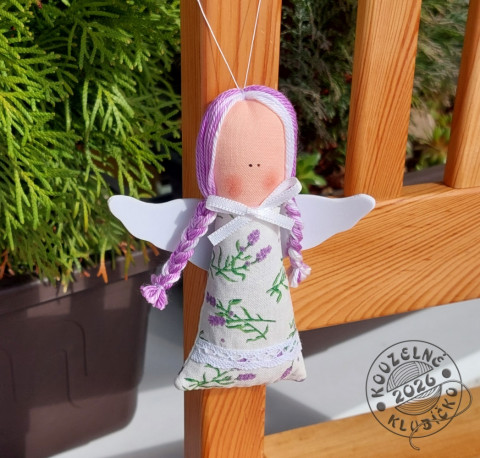 Andělky MINI plné levandule smetan2 levandule andělka vonička andělka levandulová 