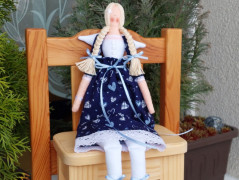 Andělky MINI plné levandule bílé 3