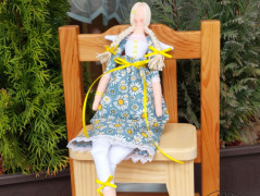 Andělky MINI plné levandule bílé 3