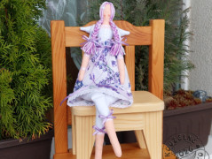 Andělky MINI plné levandule bílé 3