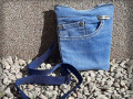 Mini džínová crossbody kapsa