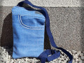 Mini džínová crossbody kapsa 2