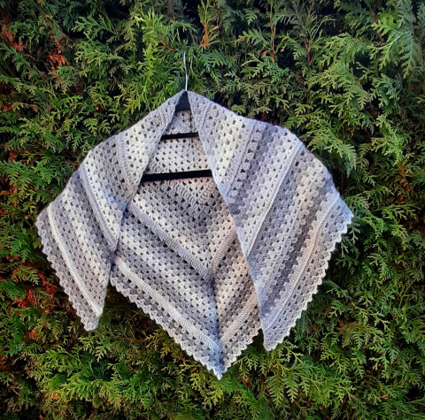 Háčkovaný šátek no.7 doplněk zima háčkování akryl šátek šál módní doplněk pro zahřítí 