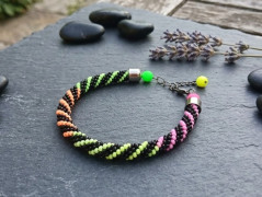 Neon boubles - náhrdelník
