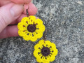 Malé Slunečnice - náušnice