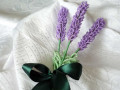 Levandule z korálků
