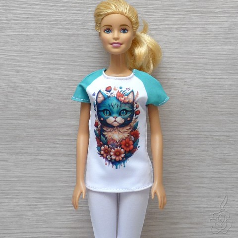 Tričko pro Barbie oblečky pro panenku tričko pro barbie tričko pro panenku 