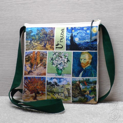 Barevná kabelka - Vincent van Gogh crossbody barevná kabelka van gogh barevná taštička kabelka s obrazem 