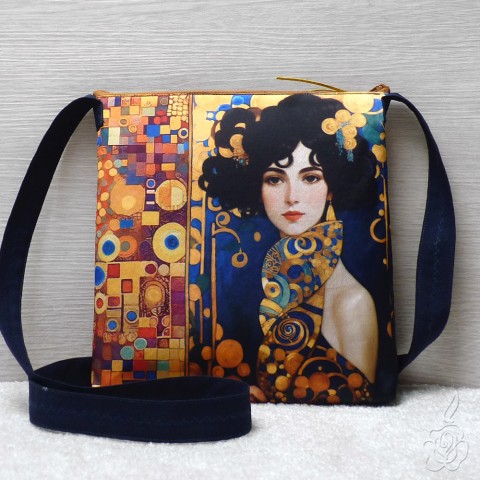 Barevná kabelka - styl Klimt crossbody barevná kabelka barevná taštička kabelka s obrazem styl klimt 