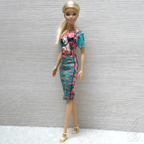 Barevné šatičky pro Barbie šaty pro panenku šatičky pro barbie oblečky pro panenku šaty pro barbie 
